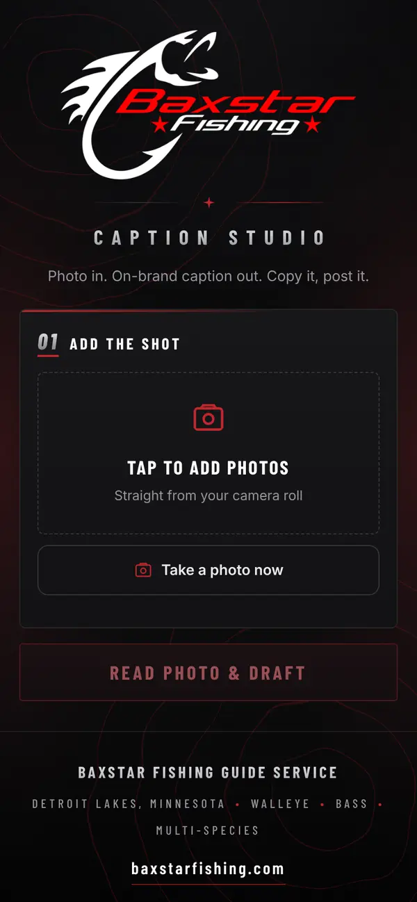 Caption Studio, a mobile tool for creating captions from photos