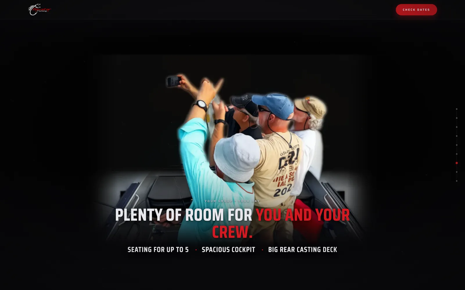 The crew chapter of boat.baxstarfishing.com: plenty of room for you and your crew